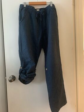 Men’s linen drawstring pant
